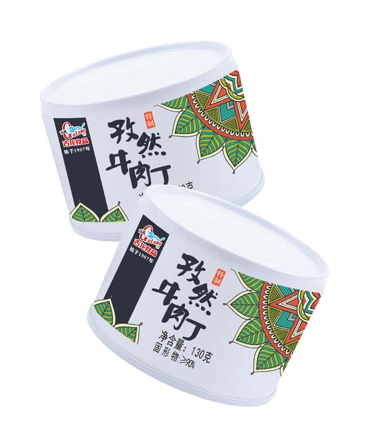 覆膜鐵罐DRD751應用之古龍孜然牛肉丁